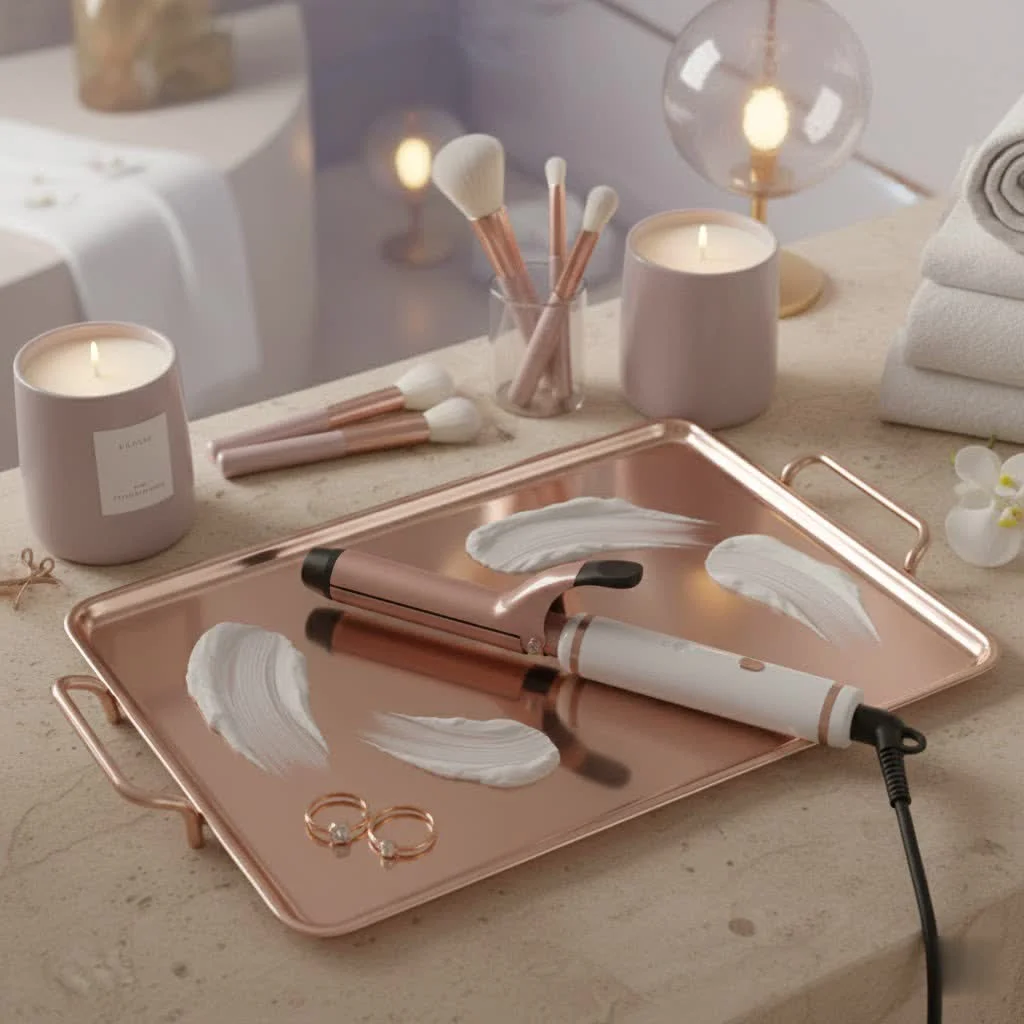 ghd hair curler creating bouncy curls